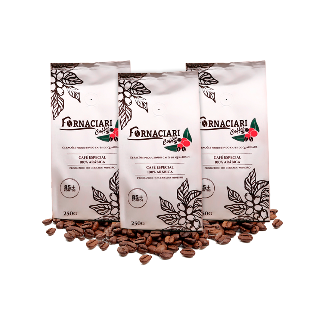 Kit Inizio  - 100% Arábica - 3 unidades de 250g