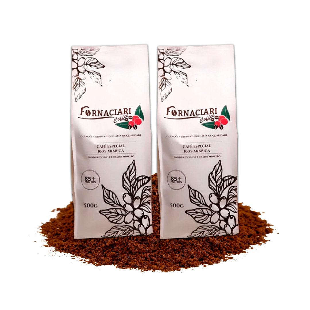 Kit Momento Fornaciari - 100% Arábica - 2 unidades de 500g