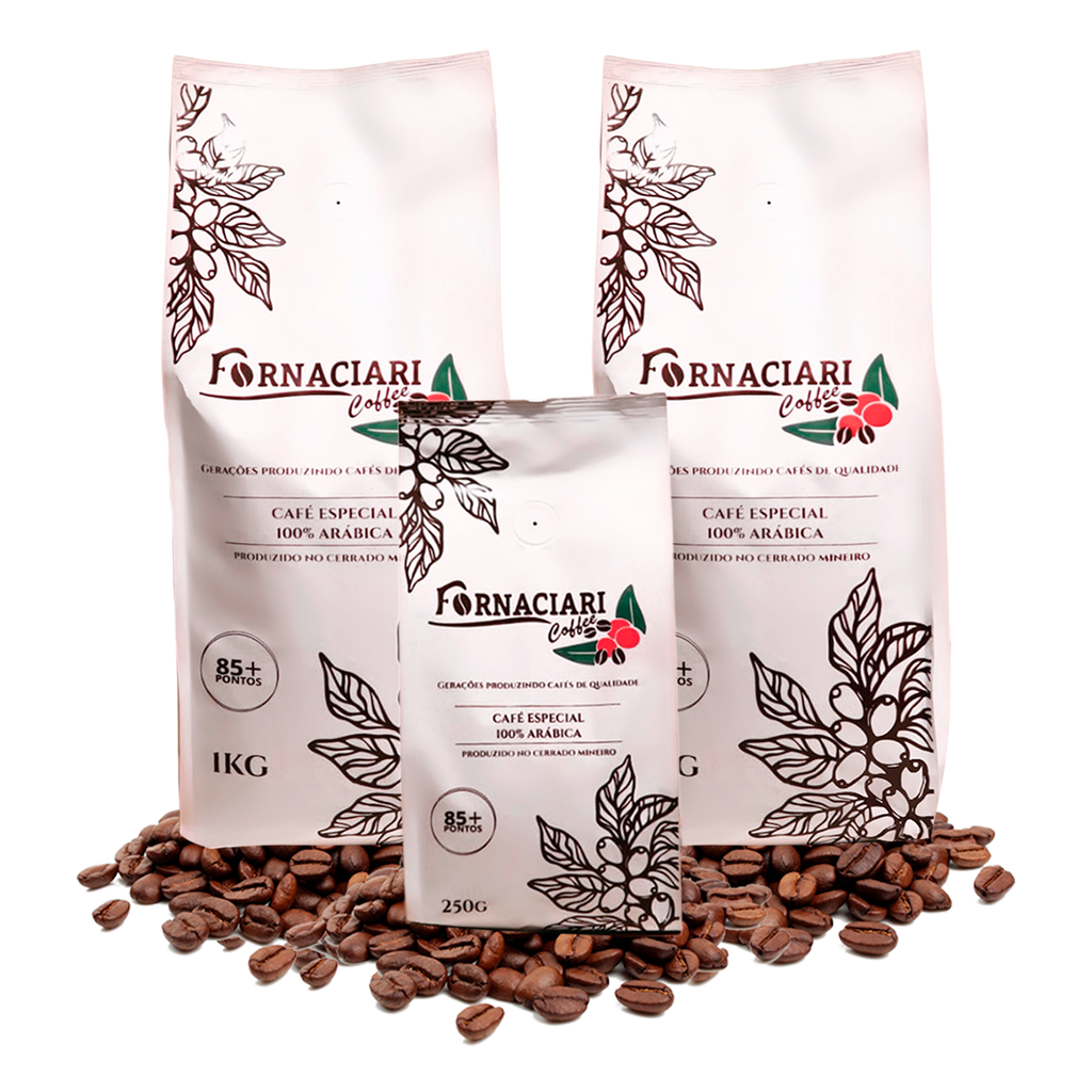 Kit Passione - 100% Arábica - 2 unidades de 1kg + 1 de 250